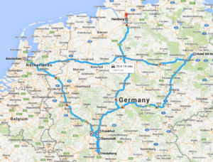 Route for 2014 December/ 2015 January trip