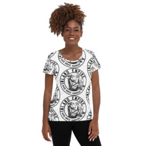 IEH3 - All-Over Print Women's Athletic T-shirt