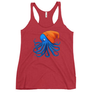 Octopus Hipster - Women's Racerback Tank