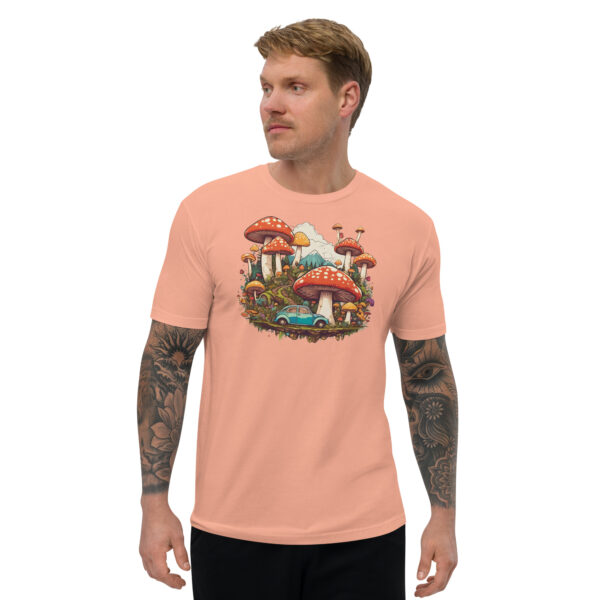 Mushroom Car - Short Sleeve T-shirt - Image 5