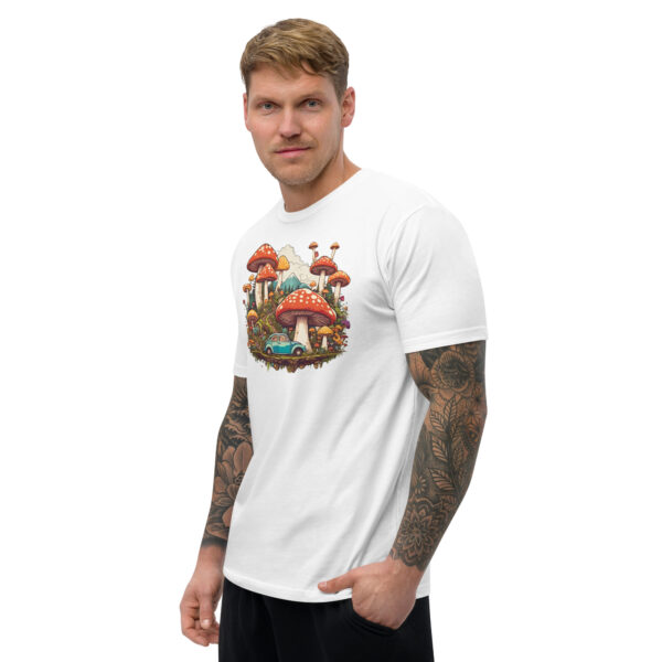 Mushroom Car - Short Sleeve T-shirt - Image 15