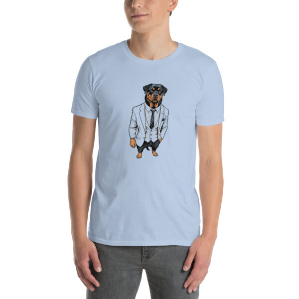 Suited Rottie - Short-Sleeve Unisex T-Shirt - Image 7