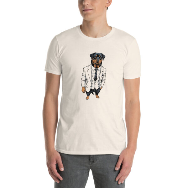 Suited Rottie - Short-Sleeve Unisex T-Shirt - Image 19