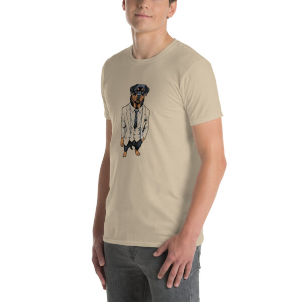 Suited Rottie - Short-Sleeve Unisex T-Shirt - Image 6