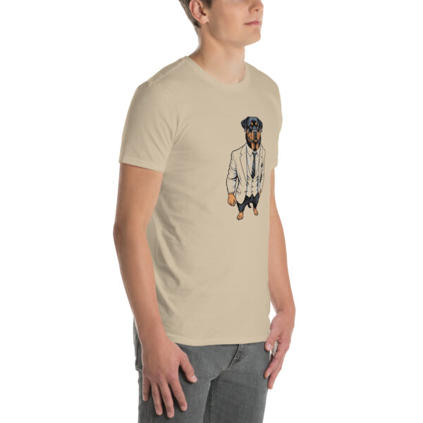 Suited Rottie - Short-Sleeve Unisex T-Shirt - Image 5