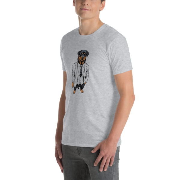 Suited Rottie - Short-Sleeve Unisex T-Shirt - Image 18