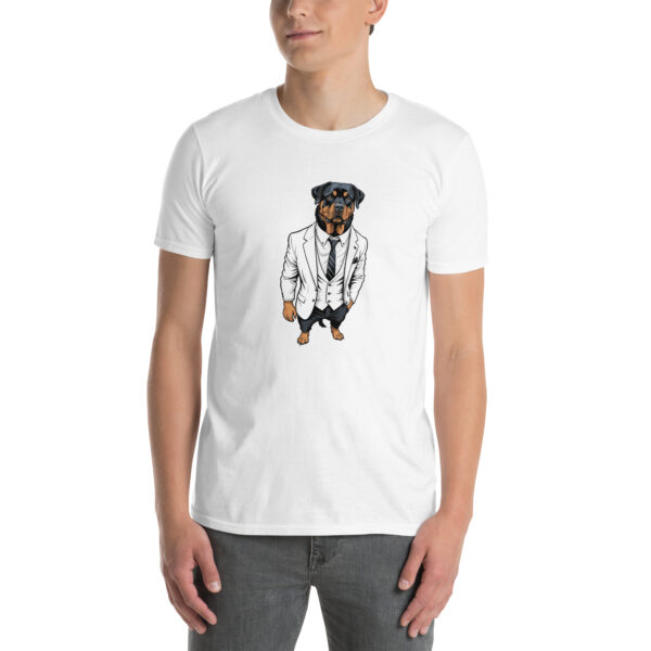 Suited Rottie - Short-Sleeve Unisex T-Shirt - Image 25