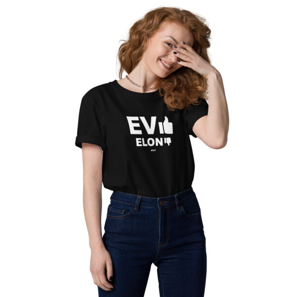 EV Yes Elonia No - Unisex organic cotton t-shirt