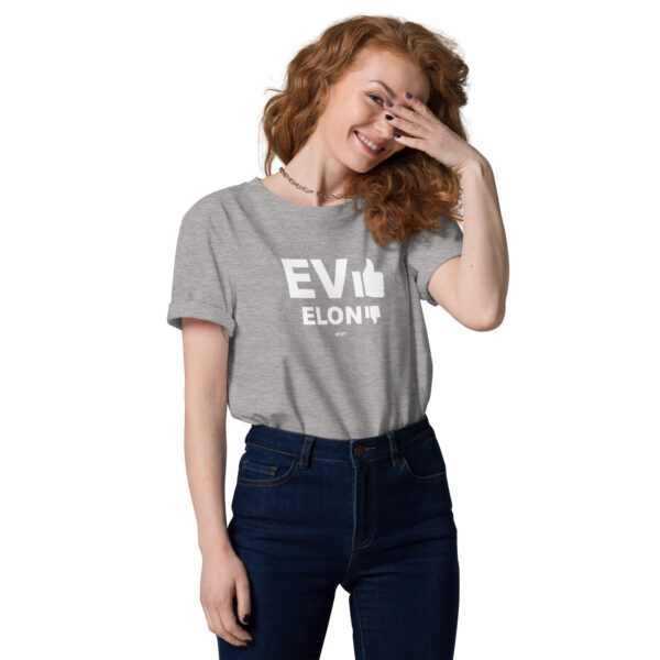 EV Yes Elonia No - Unisex organic cotton t-shirt - Image 19