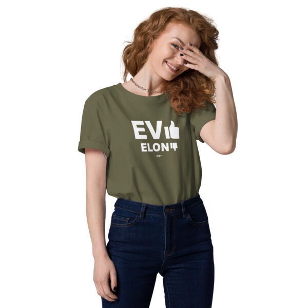 EV Yes Elonia No - Unisex organic cotton t-shirt - Image 15