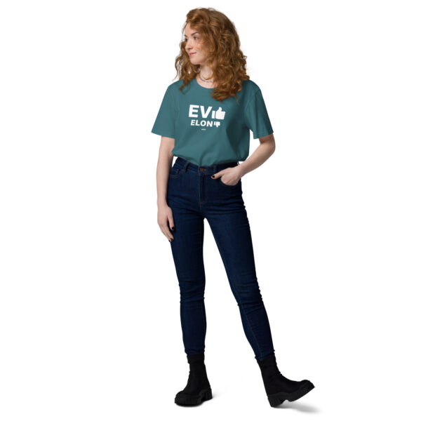 EV Yes Elonia No - Unisex organic cotton t-shirt - Image 14